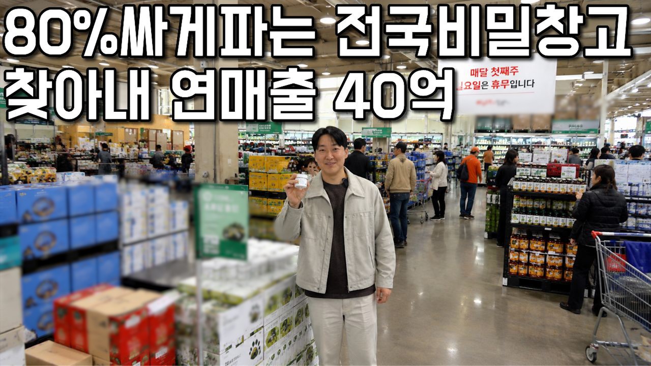 창고마트에서 찾은 숨은 금광, 연매출 40억 달성 비결